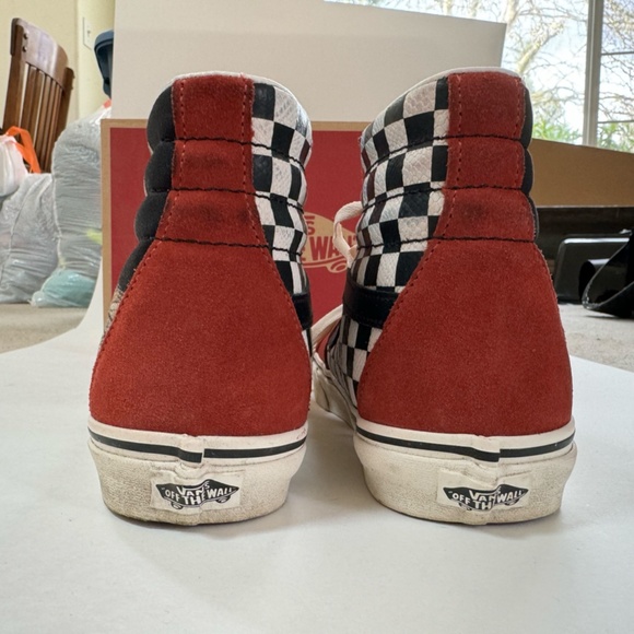 Vans Sk8-Hi Desert Snake/Chili Oil and Checkered Men's 9.5 - Picture 4 of 7